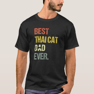 Mannen beste Thaise kat Papa kat Humor T-shirt