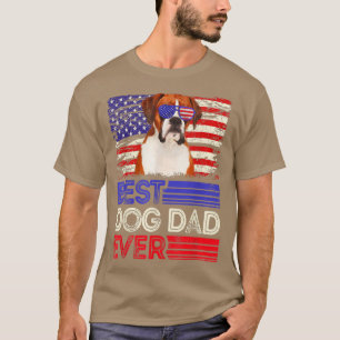 Mannen beste vader ooit Amerikaanse vlag T-shirt