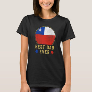 Mannen beste vader ooit Chileens vaderland Chili F T-shirt