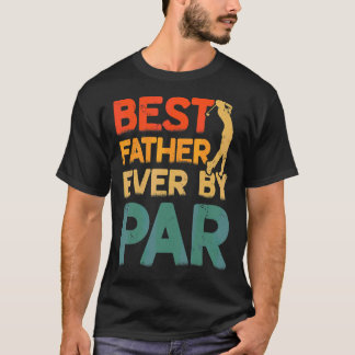 Mannen beste vader ooit door par cool golfer papa t-shirt