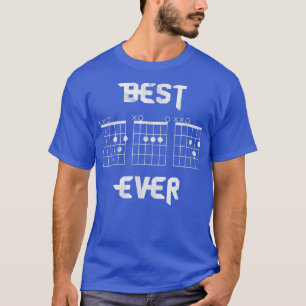 Mannen beste vader ooit gitaar Funny Guitarist Mus T-shirt