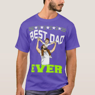 Mannen beste vader ooit vader en zoon t-shirt