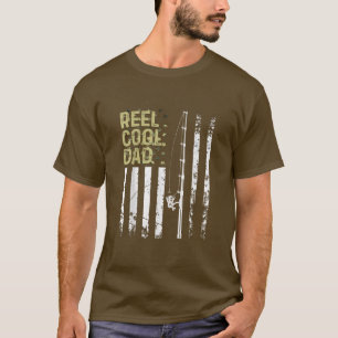 Mannen beste visser Reel Cool Dad for Dad T-shirt