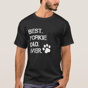 Mannen beste Yorkie Yorkshire Terrier vader ooit d T-shirt