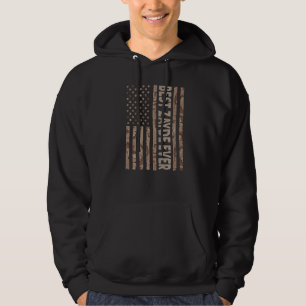 Mannen beste Zayde ooit Amerikaanse vlag opa Fat Hoodie