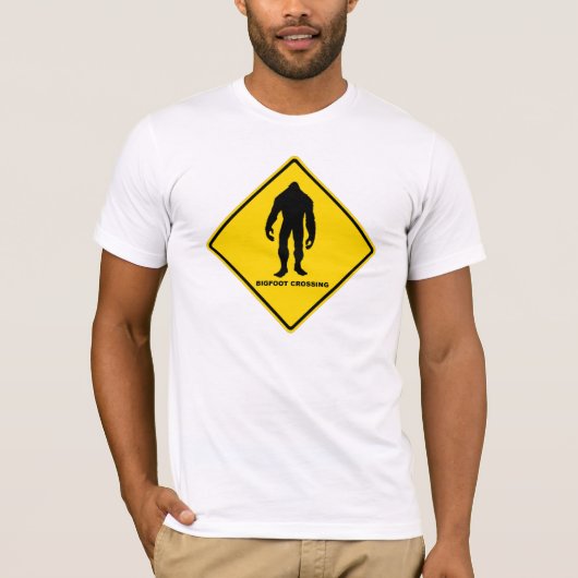 Mannen Bigfoot T-shirt (Voorkant)