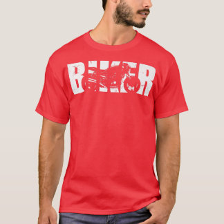 Mannen biker Motorcyle Street Bike Superbike T-shirt