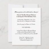 Mannen Birthday V8 Chrome Emblem Kaart (Achterkant)