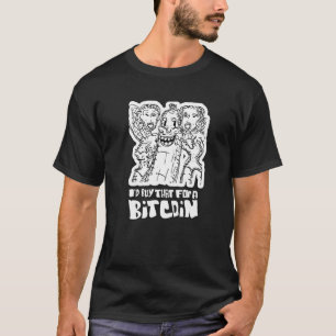 Mannen bitmunt Cryptocurrency Retro Graphic Fun Ph T-shirt