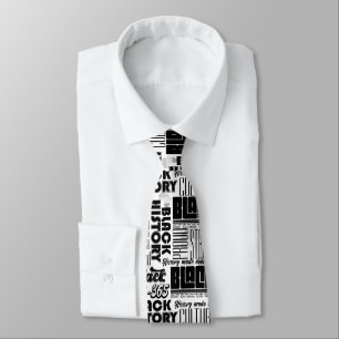 Mannen Black History Designer Stropdas