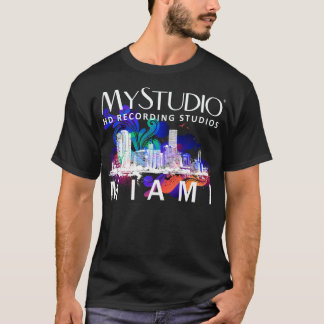 Mannen Black Miami T-Shirt