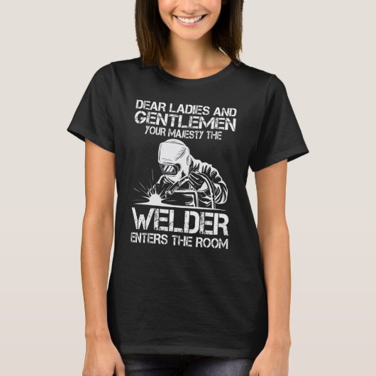 Mannen Blacksmith Weld Proud Welder Welder T-shirt (Voorkant)
