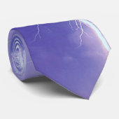 Mannen bliksempatroon stropdas (Opgerold)