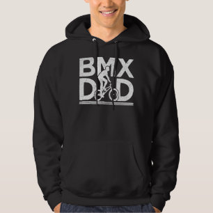 Mannen Bmx Bike Bicycle Stunt Bmx Pap Vaderdag Hoodie