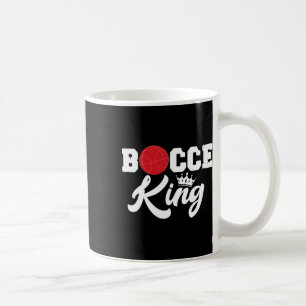 Mannen Bocce King Bocci speler Italiaans gazon bal Koffiemok