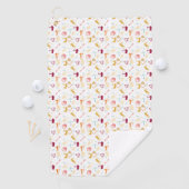Mannen boogschieten - Boys Bow and Arrow Pattern Golfhanddoek (Insitu)