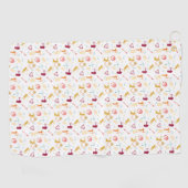 Mannen boogschieten - Boys Bow and Arrow Pattern Golfhanddoek (Horizontaal)