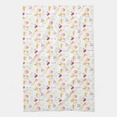Mannen boogschieten - Boys Bow and Arrow Pattern Theedoek (Verticaal)