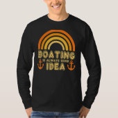 Mannen  bootankerboot is altijd t-shirt (Voorkant)