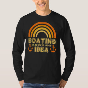 Mannen  bootankerboot is altijd t-shirt