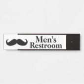 Mannen Bord voor het terugzetten van deuren Deurbordje (Voorkant)