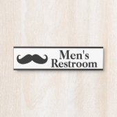 Mannen Bord voor het terugzetten van deuren Deurbordje (Voorkant)