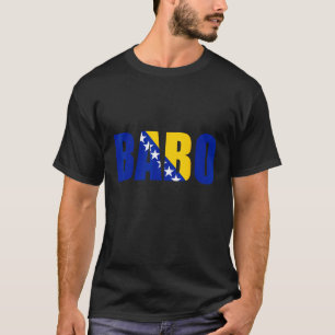Mannen Bosnië Babo Otac Verjaardagsidee voor trots T-shirt