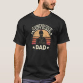 Mannen bouwprojectmanager Pap Constructie T-shirt (Voorkant)