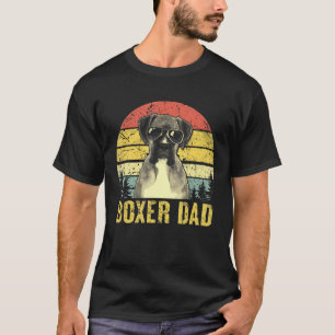 Mannen  Boxer Pap Retro Boxer Dog Vader Vader T-shirt