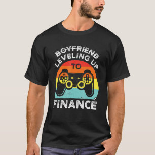 Mannen Boyvriend die financiële boyvriend optilt T-shirt