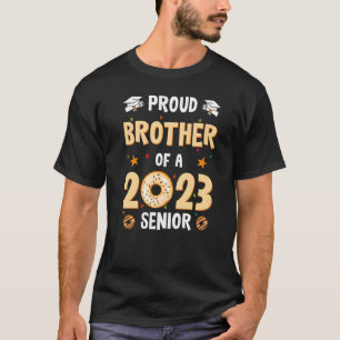 Mannen Broeder Afstuderen, klasse 2023 Senior Grad T-shirt