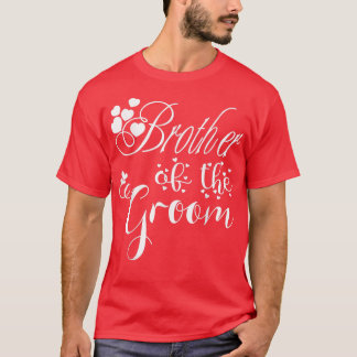 Mannen broer van het bruinbruisende huwelijk of ba t-shirt
