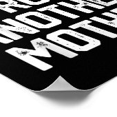 Mannen broertje van een andere moeder Grappig Gag Poster (Hoek)