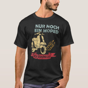 Mannen bromfiets 2 takt Anch Ein bromfiets fans T-shirt