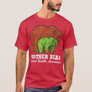 Mannen Brother Beer Green Mental Health Awareness T-shirt