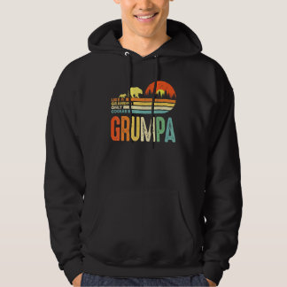 Mannen bruidegom als opa alleen koeler voor mannen hoodie