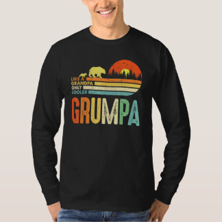 Mannen bruidegom als opa alleen koeler voor mannen t-shirt