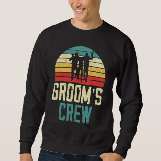 Mannen Bruidegom Crew Bruidegom Team Heren Nacht V Trui