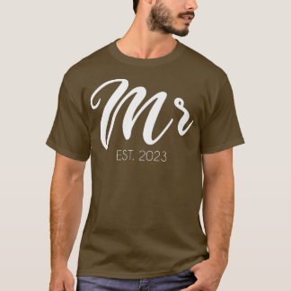 Mannen bruiloft Matching Gifts Mr. T-shirt