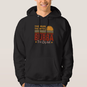 Mannen Bubba Het Man Myth Legend Retro Grandpa Fat Hoodie