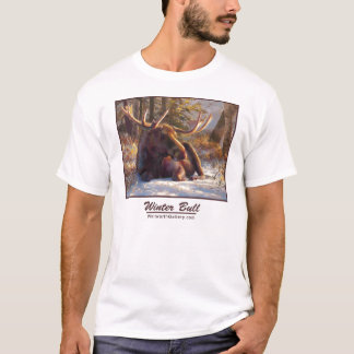 Mannen Bull Moose Tee Shirt