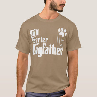Mannen Bull Terrier Dog Dad  T-shirt