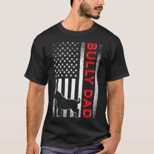 Mannen bully of pitbull hond vader  Amerikaanse vl T-shirt