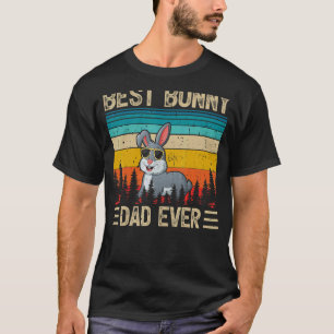 Mannen Bunny  Beste Bunny Papa Ooit Vader D T-shirt