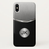 Mannen Business Professional Monogram Case-Mate iPhone Case (Achterkant)