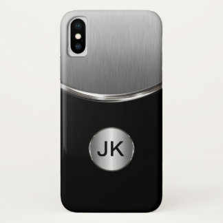 Mannen Business Professional Monogram iPhone X Hoesje