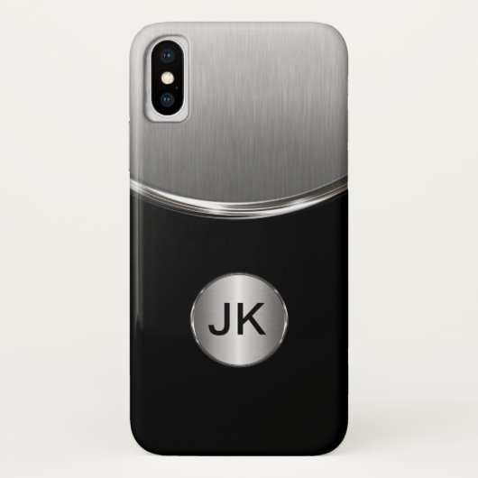 Mannen Business Professional Monogram Case-Mate iPhone Case (Achterkant)