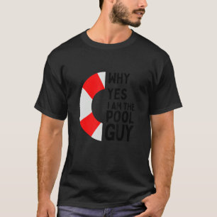 Mannen Cabana - Pool Guy at Your Service - Pool Bo T-shirt