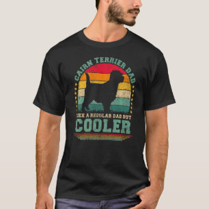 Mannen Caïro Terrier pa is een gewone vader, maar T-shirt