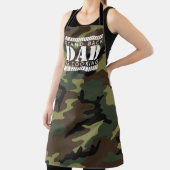 Mannen Camo Schorten, Custom Dad's Cooking Schort (Insitu)